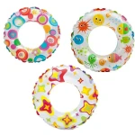 Intex - 61 cm Lively Print Swim Ring, Assortment - انتكس