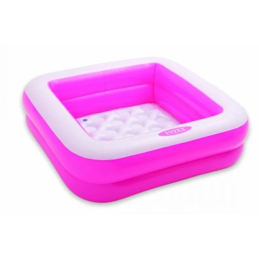 Intex - Square Inflatable Pool, Pink