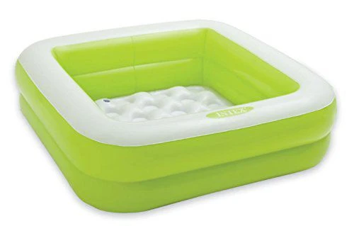 Intex - Square Inflatable Pool, Green