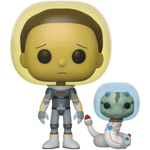 بدلة الفضاء Morty مع ثعبانة: Funk o Pop! حزمة أشكال الرسوم المتحركة من الفينيل مع 1 واقٍ جرافيكي "ToysDiva" (690 - 45435 - B) - فانكو - Image 2