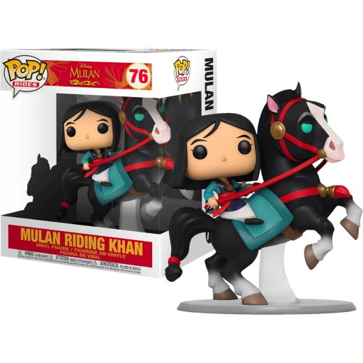 Funko Pop! Rides: Mulan - Mulan on Khan Funko Pop! Rides: Mulan - Mulan on Khan