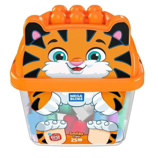 Mega Bloks Tiger Animal Bucket Mega Bloks Tiger Animal Bucket