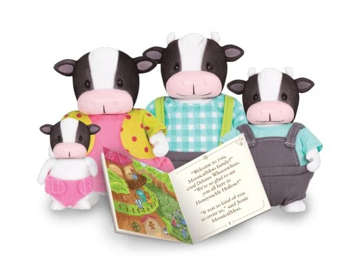 Li'l Woodzeez The Moosical Moo Cow Family with storybook - ليل ودزيز - Image 4