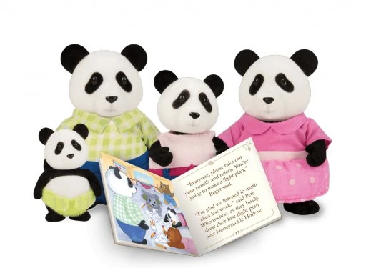 Li'l Woodzeez The Skyhopper Panda Family with storybook - ليل ودزيز - Image 3