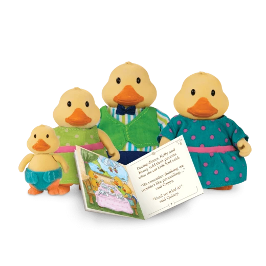 Li'l Woodzeez The Quickquack Duck Family with storybook - ليل ودزيز - Image 2