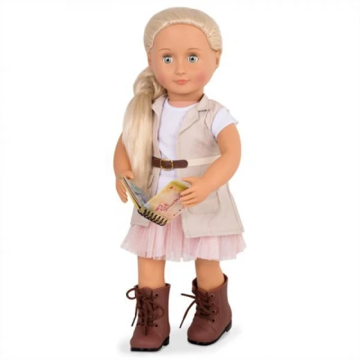 Our Generation DELUXE Safari Doll with a book of 46 centimeters - أور جيناريشن - Image 2