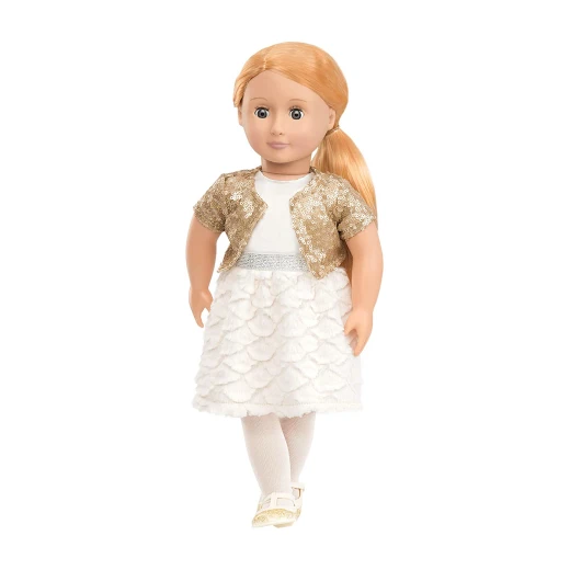 Our Generation Holiday Hope-Holiday Doll in Sequin Outfit, 18" Our Generation Holiday Hope-Holiday Doll in Sequin Outfit, 18"