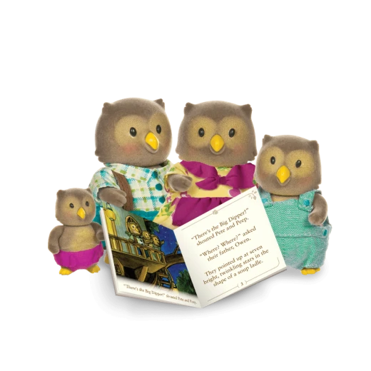Li'l Woodzeez The Whooswhoo Owl Family with storybook - ليل ودزيز - Image 3