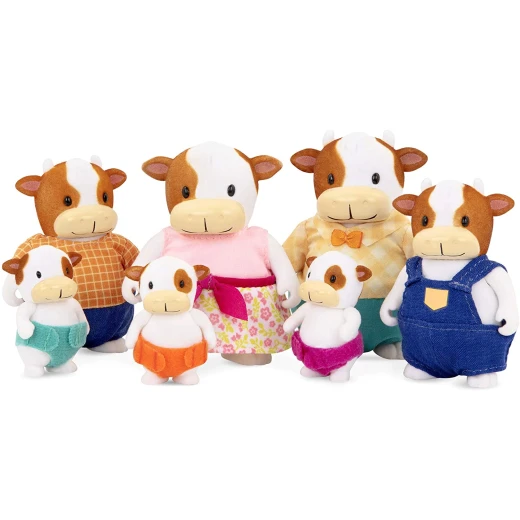 Li'l Woodzeez Large Grandparents FitzMoo Cow Family – 7pc