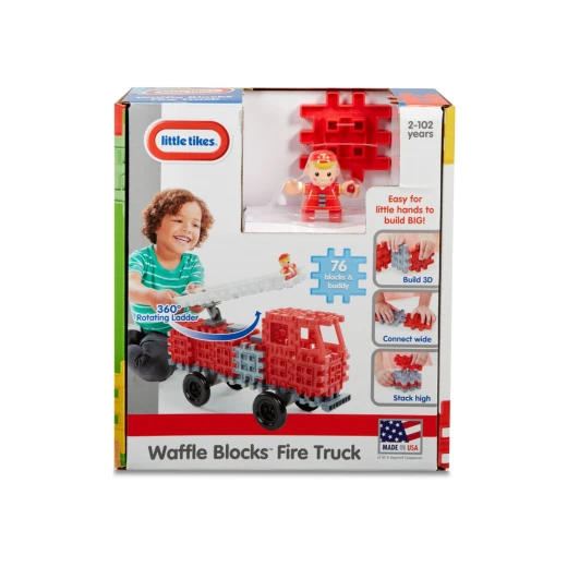 Little Tikes Waffle Blocks™ Fire Truck - ليتل تايكس - Image 5
