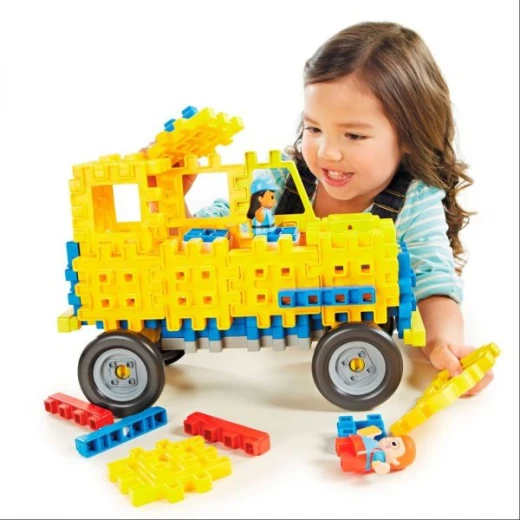 Little Tikes Waffle Blocks™ - School Bus - ليتل تايكس - Image 3