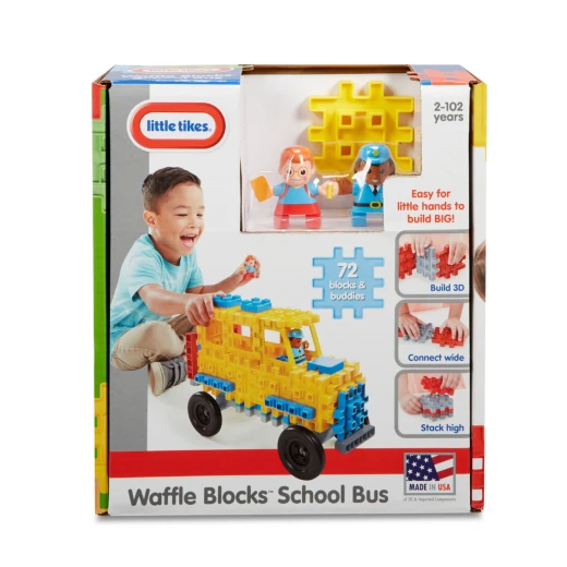 Little Tikes Waffle Blocks™ - School Bus - ليتل تايكس - Image 6