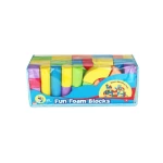 مجموعة مكعبات بناء إسفنجية تعليمية للأطفال، 52 قطعة، للعب الإبداعي وتنمية المهارات مع حقيبة بسحاب