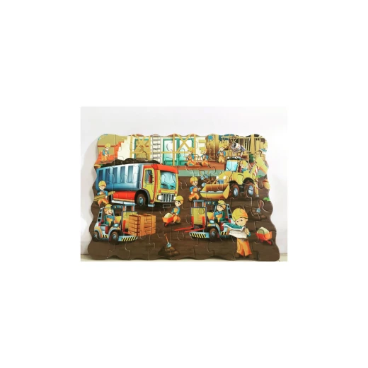 Jigsaw Puzzle Engineering Construction 45 Pieces - Image 2