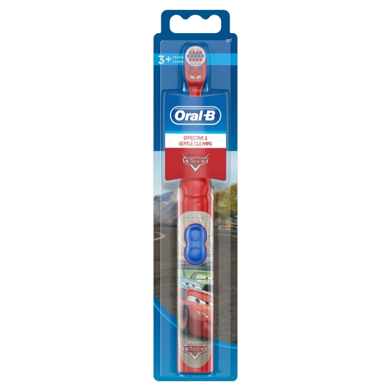 Oral-B Stages Power Kids Disney Cars Battery Toothbrush With Timer App - اورال بي