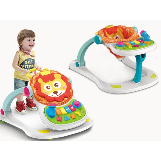 4 In 1 Multi Functional Baby Entertainment Musical Play to Walk Baby Push Walker
