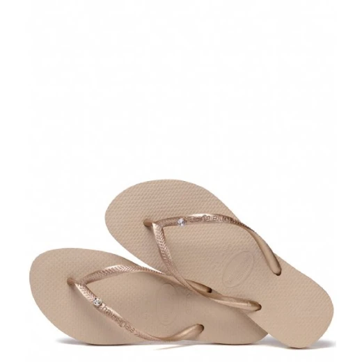 Havaianas Slim Crystal Glamour Sw Rose Gold/Metallic Rose Gold 37/38 Havaianas Slim Crystal Glamour Sw Rose Gold/Metallic Rose Gold 37/38