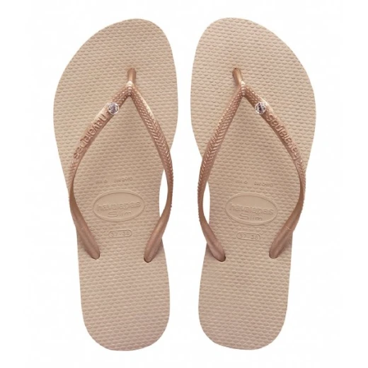 Havaianas Slim Crystal Glamour Sw Rose Gold/Metallic Rose Gold 39/40