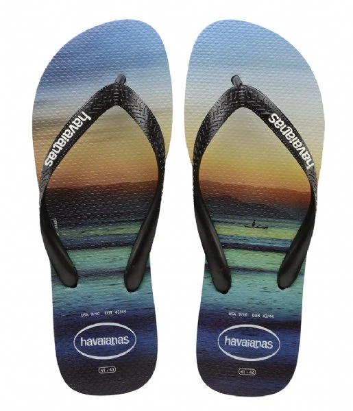 Havaianas Hype Black/Black/White 39/40 - هافياناس