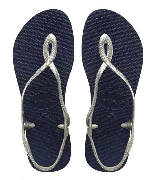 Havaianas Luna Navy/Silver 37/38 - هافياناس
