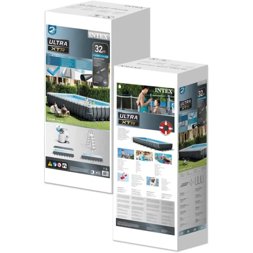 مسبح مستطيل الشكل الترا اكس تي ار بإطار معدني 975 × 488 × 132 سم من انتكس - انتكس - Image 4