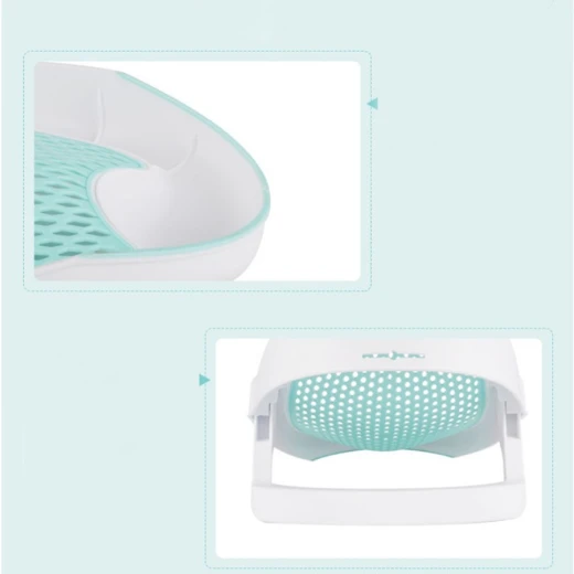 One Piece Baby Bath Mesh High Quality Professional Newborn Baby Bath Mesh, Mint - Image 6