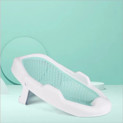 One Piece Baby Bath Mesh High Quality Professional Newborn Baby Bath Mesh, Mint - Image 4