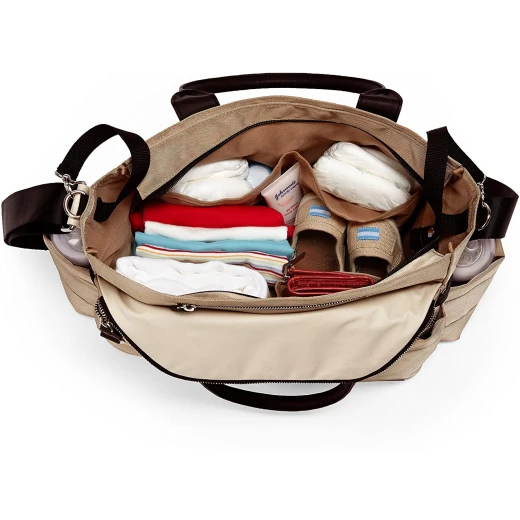 Skip Hop Chelsea Downtown Chic Diaper Satchel Champagne - سكيب هوب - Image 4