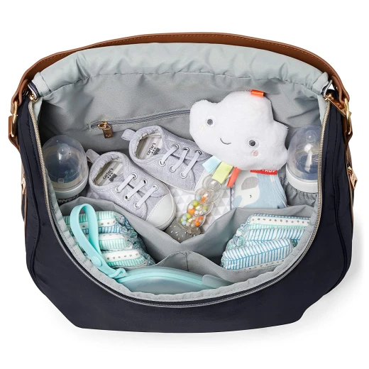 Skip Hop Diaper Bag Tote, Curve Well-Rounded, Black, One Size - سكيب هوب - Image 4