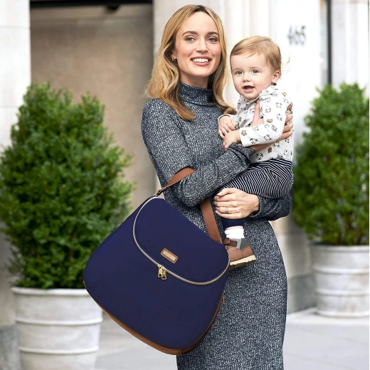 Skip Hop Diaper Bag Tote, Curve Well-Rounded, Navy - سكيب هوب - Image 7