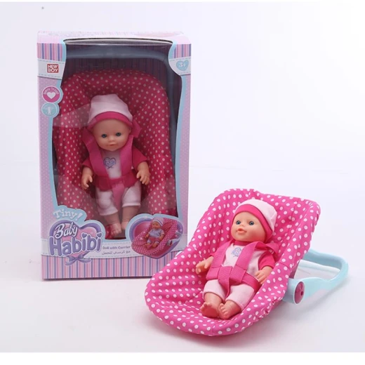 Baby Habibi - Tiny Doll with Carrier - Pink - بيبي حبيبي - Image 2