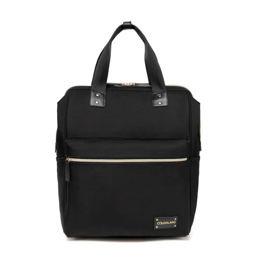 ColorLand Zara Unisex Baby Diaper school Backpack water Resistant (Black) ColorLand Zara Unisex Baby Diaper school Backpack water Resistant (Black)