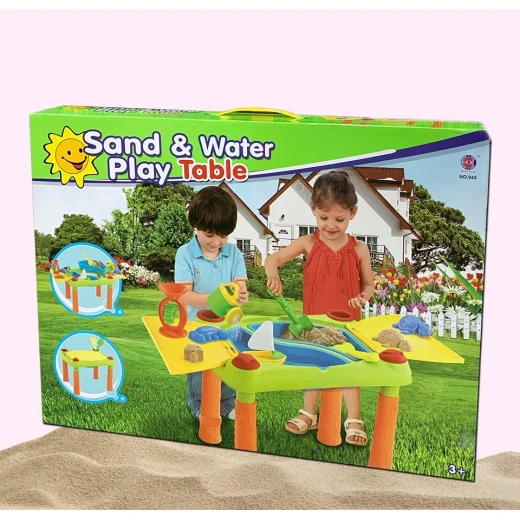 Fold Out Sand & Water Table, 6 in 1 - Image 2