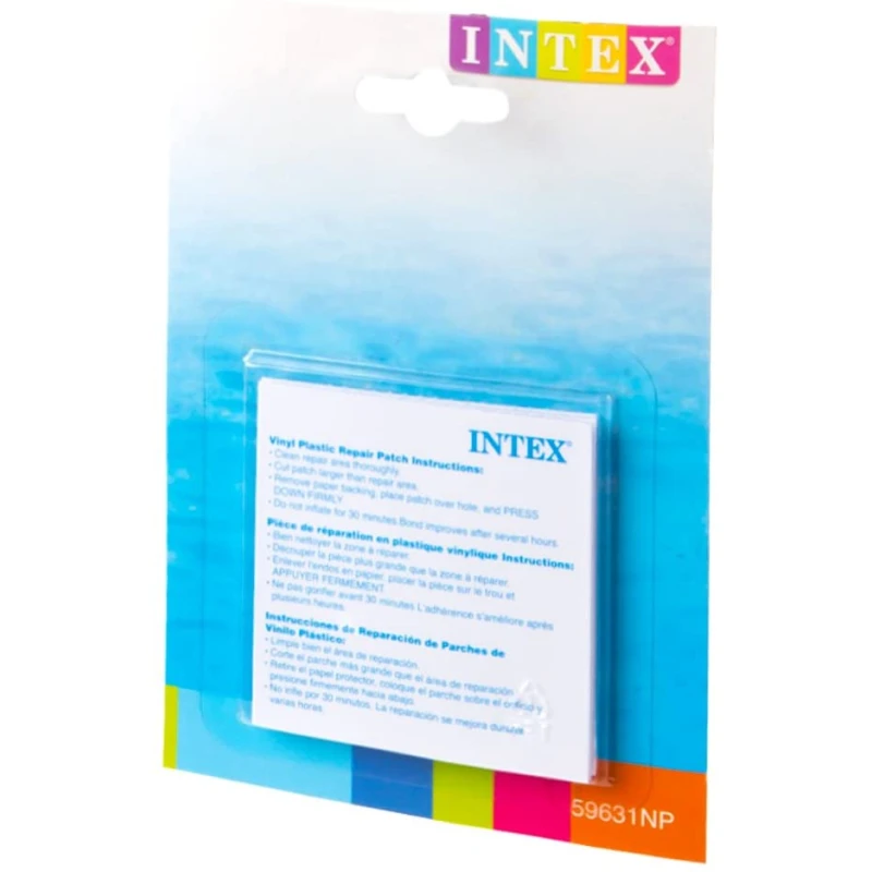 Intex - Vinyl Cement Repair Kit with Patch for Swimming Pool, Air Bed,Toys - انتكس