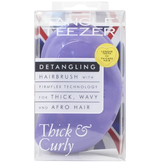 Tangle Teezer Thick and Curly Detangling Hairbrush, Lilac Fondant