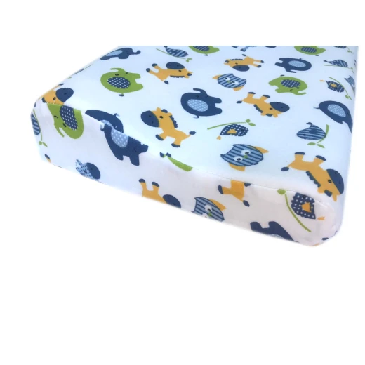 Memory Foam Contour Pillow For Baby Cartoon Printed Orthopedic Pillow, Blue - Image 2