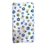 Memory Foam Contour Pillow For Baby Cartoon Printed Orthopedic Pillow, Blue
