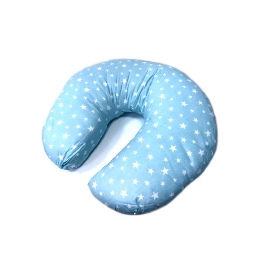 Baby baba Nursing Pillow, Blue with Stars Baby baba Nursing Pillow, Blue with Stars
