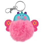 Stephen Joseph Pom Pom Critter Keychain, Butterfly - ستيفن جوزيف