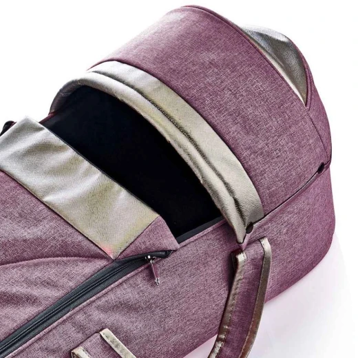 Babyjem Carry Cot Denim, Pink - بيبي جيم - Image 2