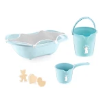 Baby jem baby bath set 5 pieces blue - BabyJem