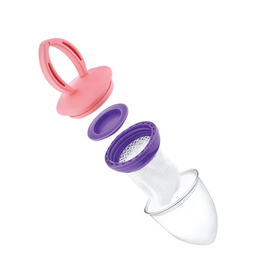 مغذي مع شبكة للأطفال لإطعام الفواكه من بيبي جيم, أزرق - بيبي جيم - Image 5