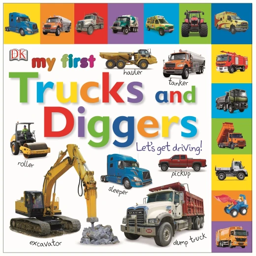 كتاب شاحنتي وحفاراتي الأولى هيا بنا نقود من كتب دي كي