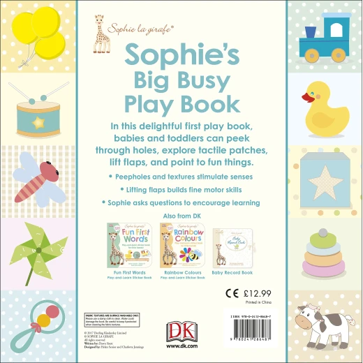 Sophie's Big Busy Play Book: Lots for Baby to Explore with Peepholes, Tactiles and Flaps (Sophie la Girafe) Board book - كتب دي كاي - Image 2