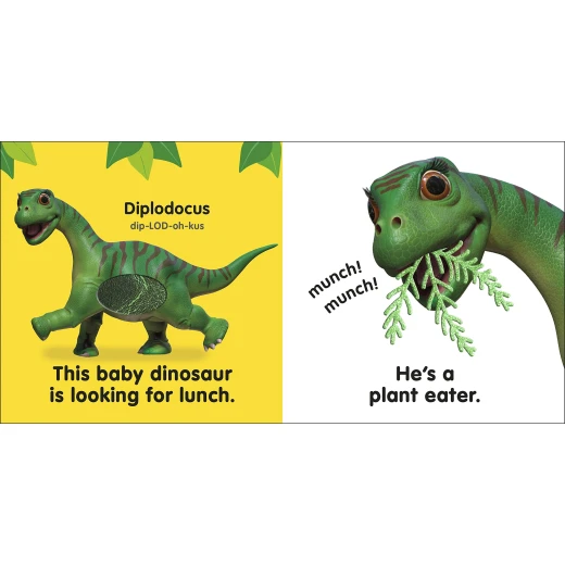 Baby Touch and Feel Baby Dinosaur Board Book - كتب دي كاي - Image 4
