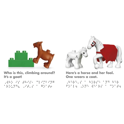 كتاب DK Braille DUPLO Farm Board - كتب دي كاي - Image 6