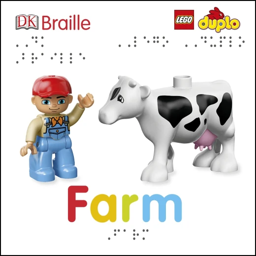 كتاب DK Braille DUPLO Farm Board كتاب DK Braille DUPLO Farm Board
