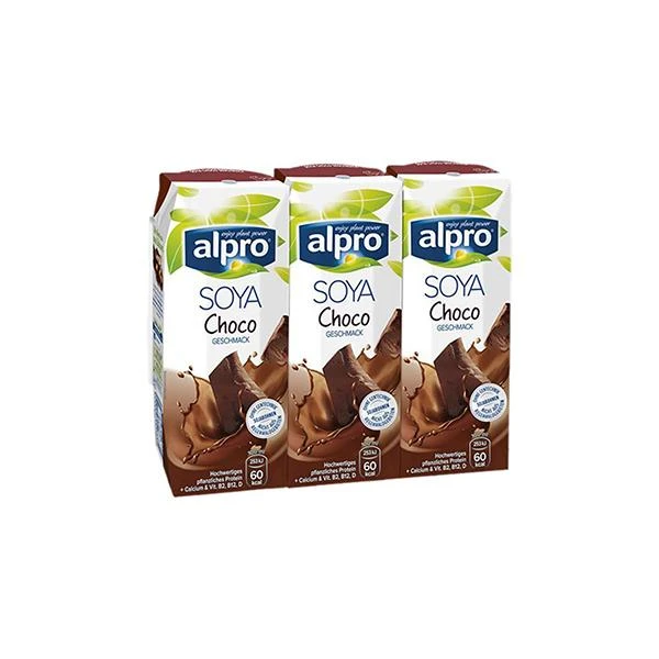 alpro Soya Chocolate Drink 3*250 ml - ألبرو