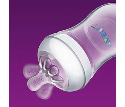 Philips Avent Natural Baby Bottle 125ml, Pink - فيليبس افينت - Image 4