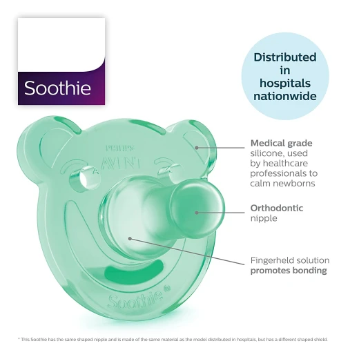 Philips Avent Soothie Shape +3 شهر, Pink&Purple - فيليبس افينت - Image 5